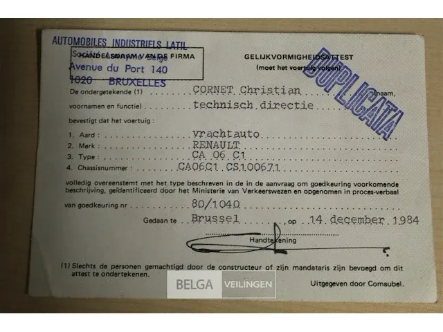 Vrachtwagen renault - afbeelding 16 van  32