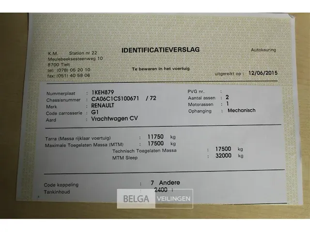 Vrachtwagen renault - afbeelding 19 van  32