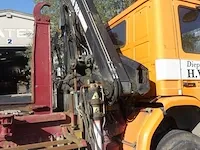 Vrachtwagen scania met autolaadkraan en containersysteem - afbeelding 11 van  14