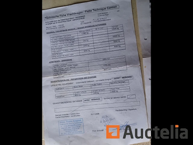 Vrachtwagen volvo fll 42 12n2 5.0 tritipper (2009-88.795 km) - afbeelding 35 van  42