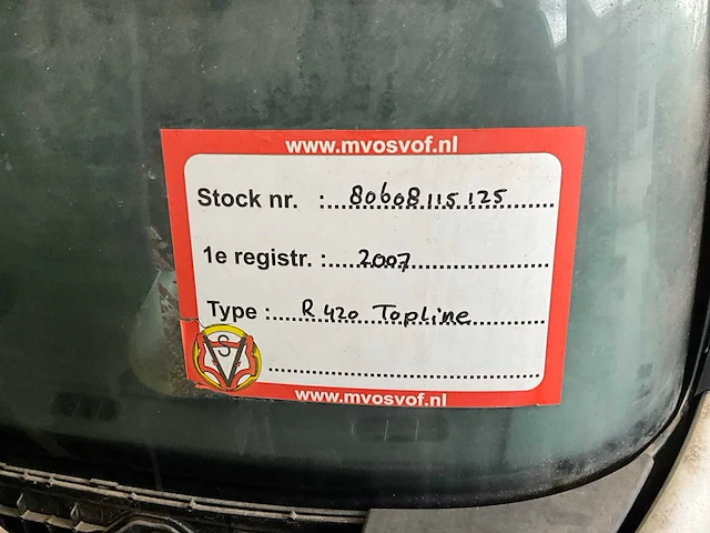 Vrachtwagenkabine scania r420 topline - afbeelding 10 van  18