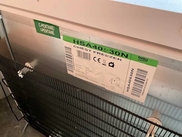 Vrieskist beko hsa40530n - afbeelding 3 van  8