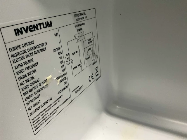 Vriezer whirlpool wve 1863 nf w + koelkast inventum - afbeelding 3 van  11