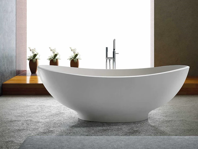 Vrijstaand bad - solid surface - dace (in 2 kleuren beschikbaar) - afbeelding 1 van  9