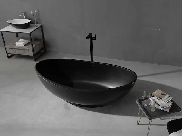 Vrijstaand bad - solid surface - dace (in 2 kleuren beschikbaar) - afbeelding 3 van  9