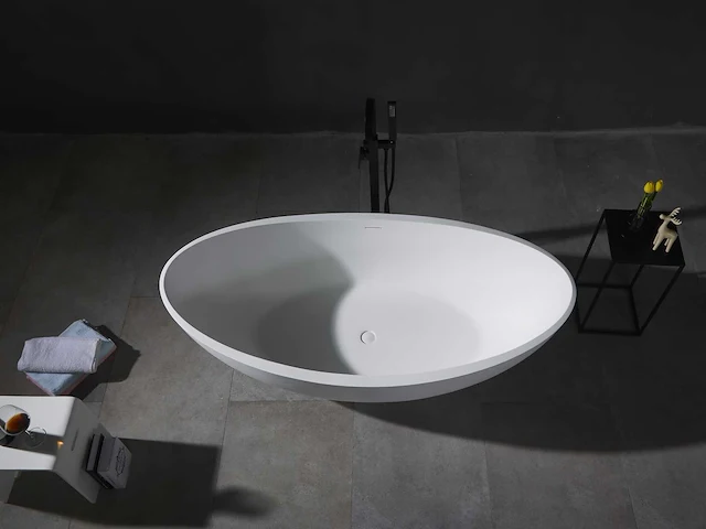 Vrijstaand bad - solid surface - dace (in 2 kleuren beschikbaar) - afbeelding 7 van  9