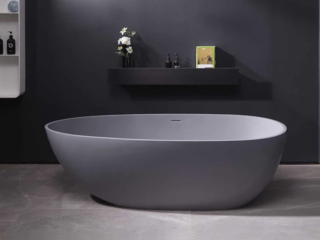 Vrijstaand bad - solid surface - izak - (beschikbaar in 4 kleuren) - afbeelding 2 van  24