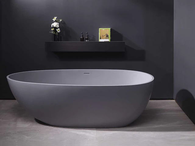 Vrijstaand bad - solid surface - izak - (beschikbaar in 4 kleuren) - afbeelding 3 van  24
