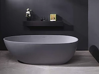 Vrijstaand bad - solid surface - izak - (beschikbaar in 4 kleuren) - afbeelding 3 van  24
