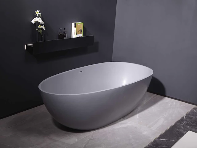 Vrijstaand bad - solid surface - izak - (beschikbaar in 4 kleuren) - afbeelding 5 van  24