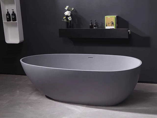 Vrijstaand bad - solid surface - izak - (beschikbaar in 4 kleuren) - afbeelding 6 van  24