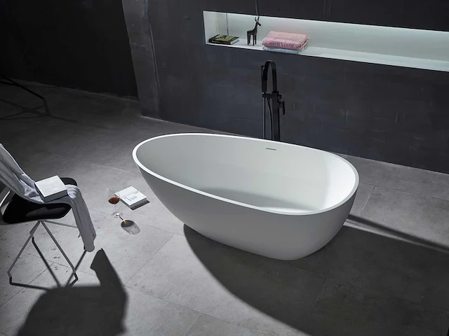 Vrijstaand bad - solid surface - izak - (beschikbaar in 4 kleuren) - afbeelding 11 van  24