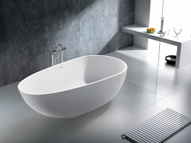 Vrijstaand bad - solid surface - izak - (beschikbaar in 4 kleuren) - afbeelding 1 van  24