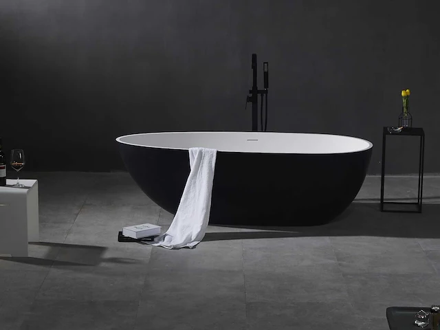 Vrijstaand bad - solid surface - izak - (beschikbaar in 4 kleuren) - afbeelding 19 van  24