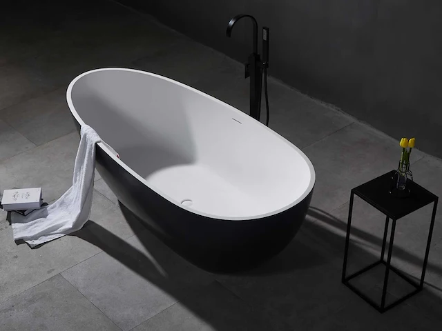 Vrijstaand bad - solid surface - izak - (beschikbaar in 4 kleuren) - afbeelding 20 van  24