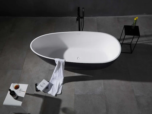 Vrijstaand bad - solid surface - izak - (beschikbaar in 4 kleuren) - afbeelding 21 van  24