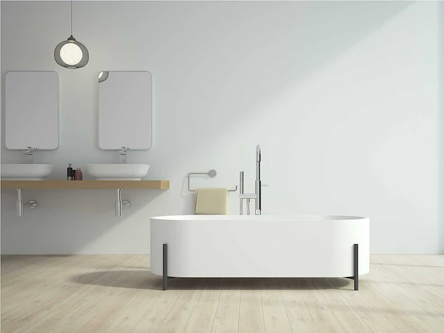 Vrijstaand bad - solid surface - nevil (in 3 kleuren beschikbaar) - afbeelding 3 van  20