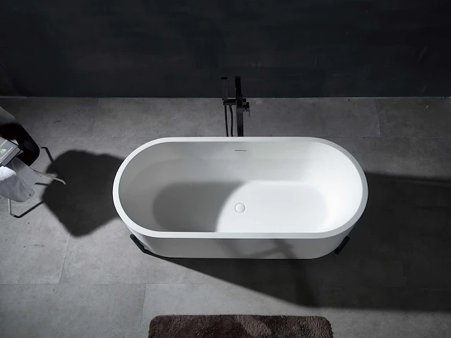 Vrijstaand bad - solid surface - nevil (in 3 kleuren beschikbaar) - afbeelding 9 van  20