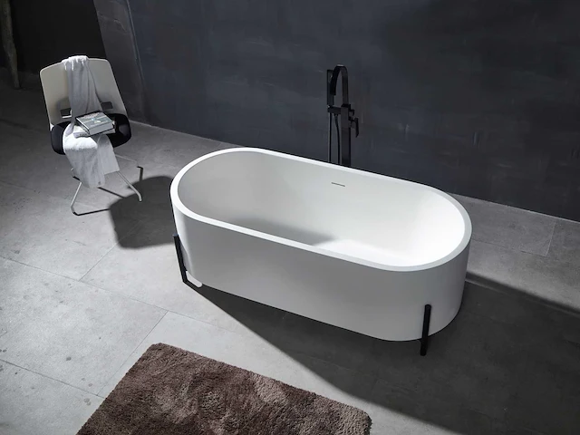 Vrijstaand bad - solid surface - nevil (in 3 kleuren beschikbaar) - afbeelding 10 van  20