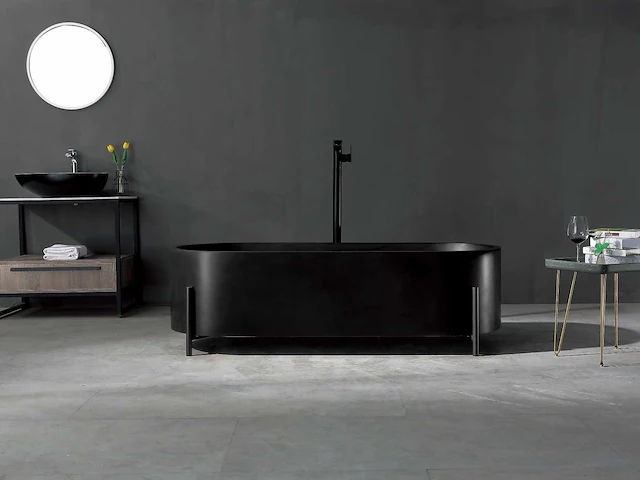 Vrijstaand bad - solid surface - nevil (in 3 kleuren beschikbaar) - afbeelding 12 van  20