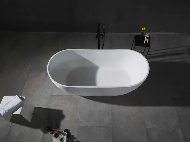 Vrijstaand bad - solid surface (2 modellen beschikbaar) - afbeelding 3 van  15
