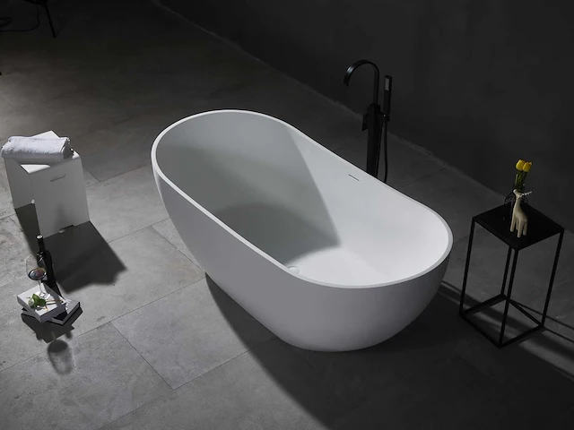 Vrijstaand bad - solid surface (2 modellen beschikbaar) - afbeelding 4 van  15