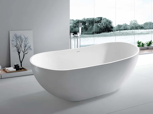 Vrijstaand bad - solid surface (2 modellen beschikbaar) - afbeelding 8 van  15