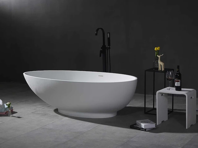 Vrijstaand bad - solid surface (2 modellen beschikbaar) - afbeelding 10 van  15