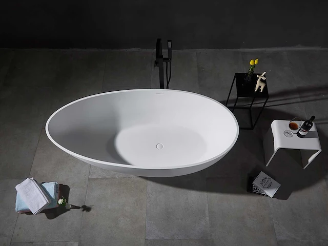 Vrijstaand bad - solid surface (2 modellen beschikbaar) - afbeelding 11 van  15