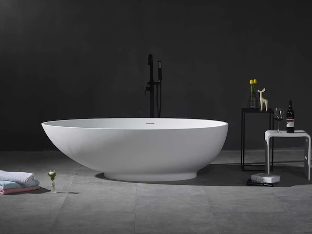 Vrijstaand bad - solid surface (2 modellen beschikbaar) - afbeelding 12 van  15