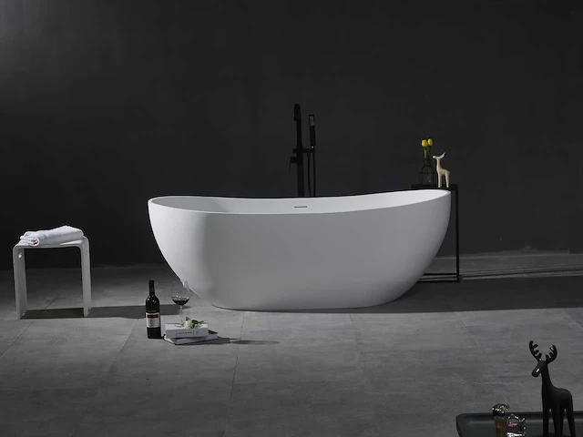 Vrijstaand bad - solid surface (2 modellen beschikbaar) - afbeelding 15 van  15