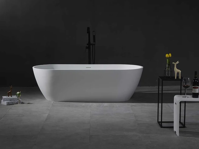 Vrijstaand bad - solid surface (beschikbaar in 2 kleuren) - kody - afbeelding 1 van  8