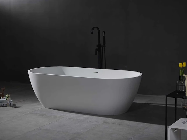 Vrijstaand bad - solid surface (beschikbaar in 2 kleuren) - kody - afbeelding 2 van  8