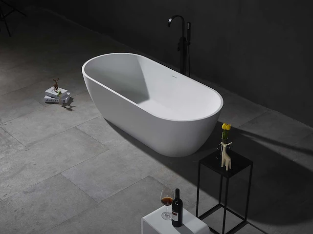 Vrijstaand bad - solid surface (beschikbaar in 2 kleuren) - kody - afbeelding 3 van  8