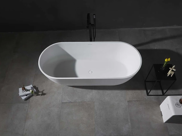 Vrijstaand bad - solid surface (beschikbaar in 2 kleuren) - kody - afbeelding 4 van  8