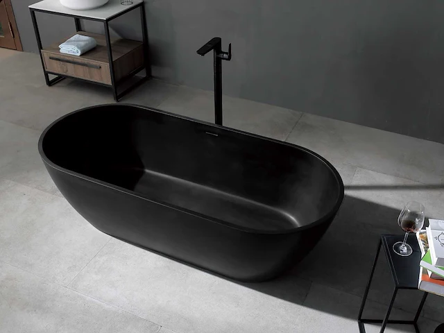 Vrijstaand bad - solid surface (beschikbaar in 2 kleuren) - kody - afbeelding 5 van  8