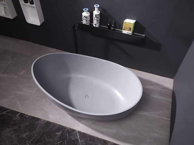 Vrijstaand bad - solid surface (beschikbaar in 3 kleuren) - ethan - afbeelding 11 van  22