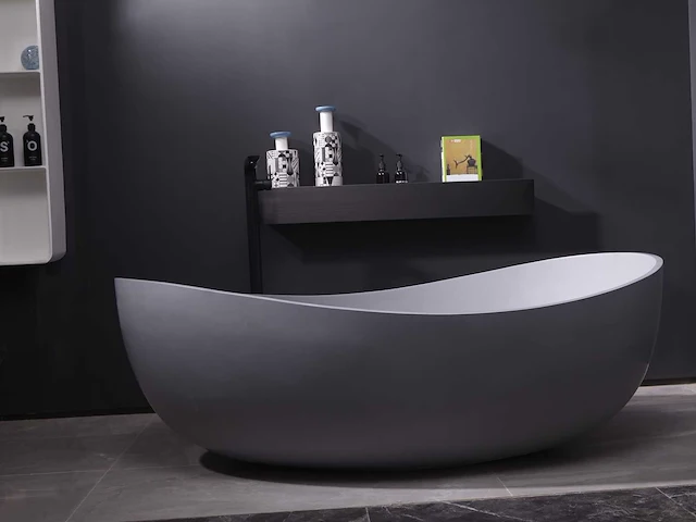 Vrijstaand bad - solid surface (beschikbaar in 3 kleuren) - ethan - afbeelding 13 van  22