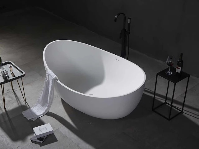 Vrijstaand bad - solid surface (beschikbaar in 3 kleuren) - ethan - afbeelding 16 van  22