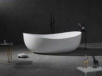 Vrijstaand bad - solid surface (beschikbaar in 3 kleuren) - ethan - afbeelding 19 van  22