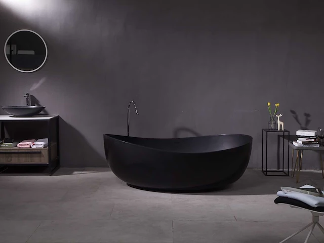 Vrijstaand bad - solid surface (beschikbaar in 3 kleuren) - ethan - afbeelding 20 van  22