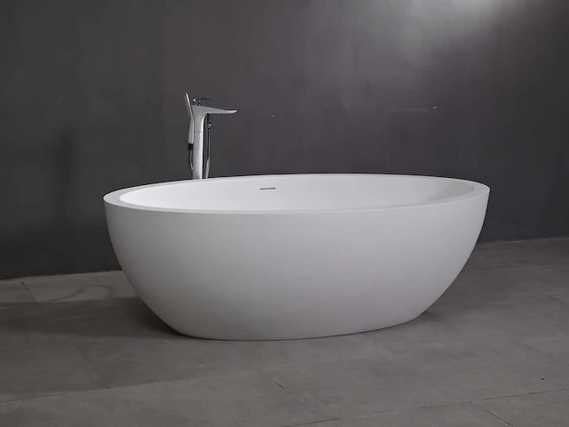 Vrijstaand bad - solid surface (beschikbaar in 3 kleuren) - afbeelding 12 van  17