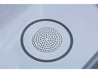 Vrijstaand design massagebad - waterval - glans wit - afbeelding 9 van  22