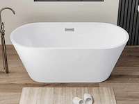 Vrijstaand designbad - 201 l - wit