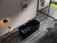 Vrijstaand massagebad (mat zwart of glans wit)