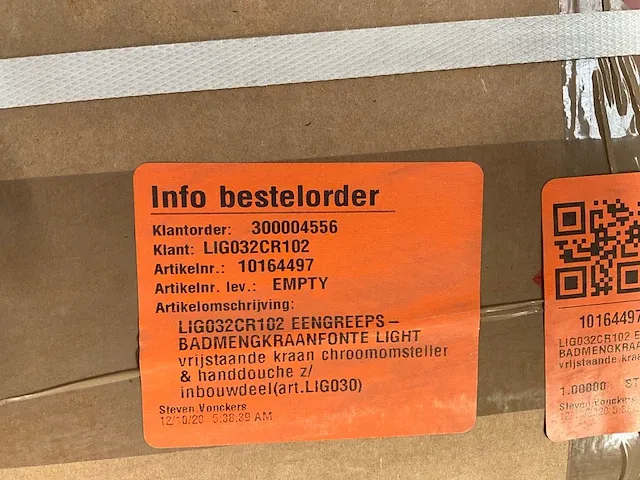 Vrijstaande badkraan paffoni light - afbeelding 2 van  3