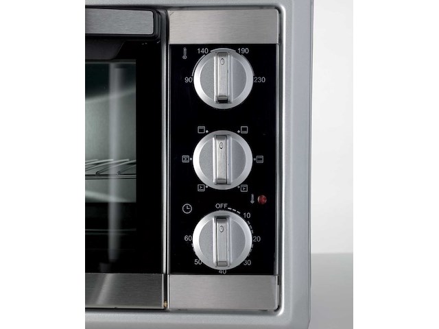 Vrijstaande heteluchtoven - 30 liter inhoud - tot 230°c - afbeelding 3 van  5