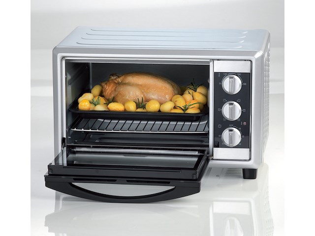 Vrijstaande heteluchtoven - 30 liter inhoud - tot 230°c - afbeelding 4 van  5