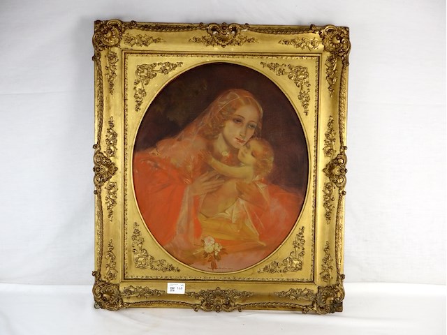 Vrouw met kind - afbeelding 1 van  7