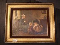 Vrouw met kinderen - afbeelding 1 van  4